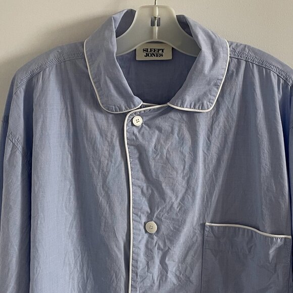 Sleepy Jones Blue Pajama Top - Picture 3 of 9